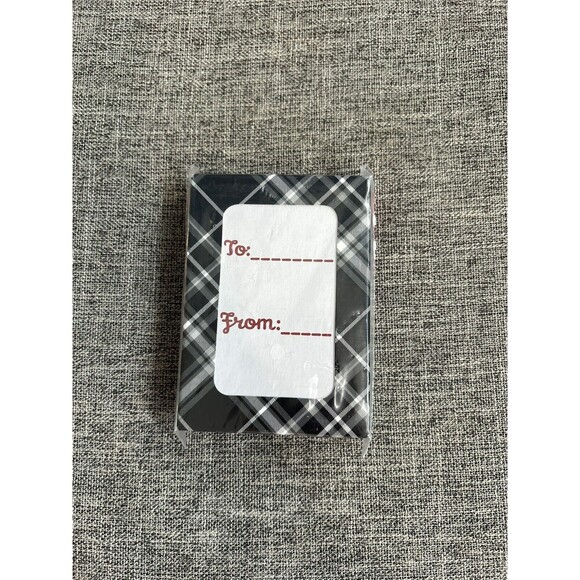 Thirty One Shuffle Deck of Playing Cards in Black Pick Me Plaid Inspirational - Picture 2 of 2